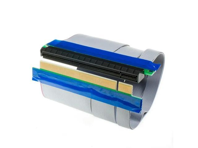 FOR PCIE 16x 16x Card Flex Flexible Ribbon 15cm PCI-Express Riser Extension Cablefor