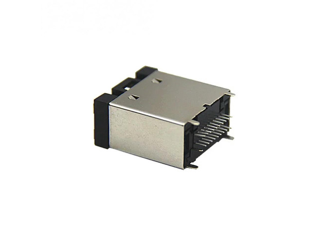 FOR 2pcs's HDMI E TYPE 19Pin Female Header 180 Degree Board Side 8K HD Vehicle S