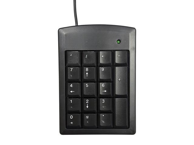 FOR 19 Keys PS/2 Keypad Numeric Keyboard Multifunction Wired Number Calculator For Laptop