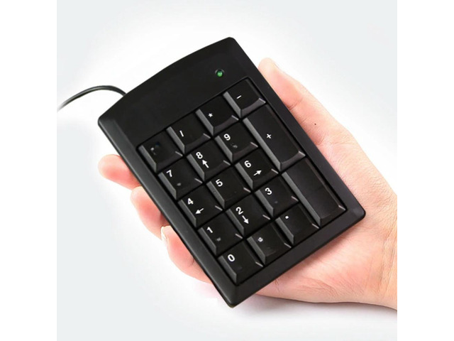FOR PS/2 19 Keys Keypad Numeric Keyboard Multifunction Wired Number Calculator F