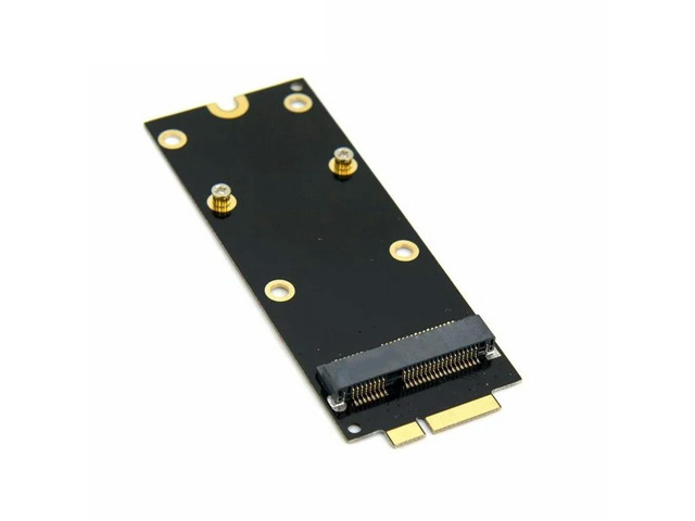 FOR mSATA SSD to 17+7pin SSD Convertor connector Adapter Card for 2012 book Pro 