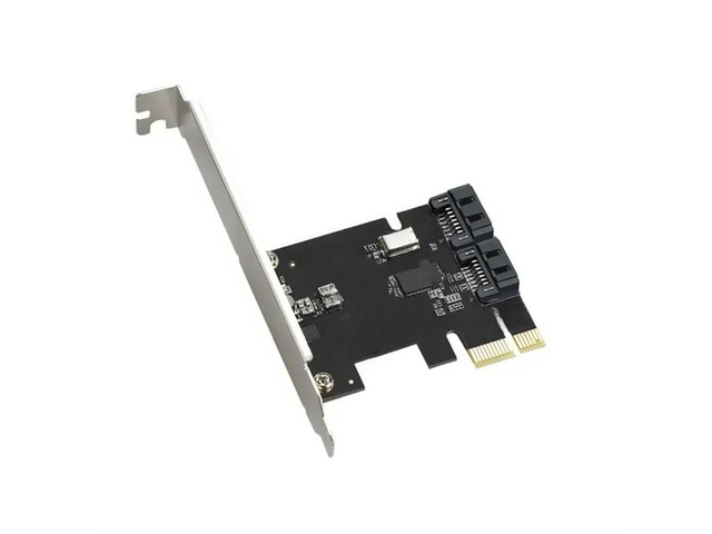 FOR PCI-E x1 to 2 Port SATA III 6Gb/s Expansion Card with JMB582 Chipset PCI Exp