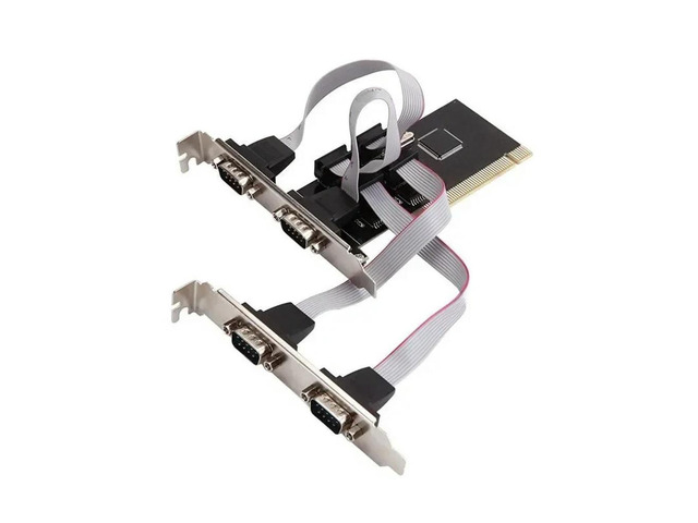 FOR PCI to serial port COM RS232 db9 4 serial port 9pin desktop PCI expansion adapter