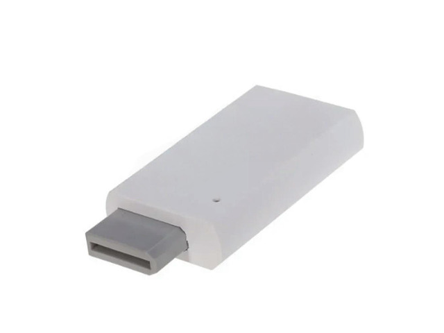 FOR White 3.5mm Audio Video Output For Wii to HDMI Wii2HDMI Adapter Converter Full HD 1080P Output HDTV