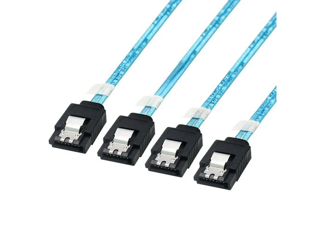 FOR SAS4.0 4SATA to 4SATA Internal Bend Right Angle SSD Solid State Drive Data C