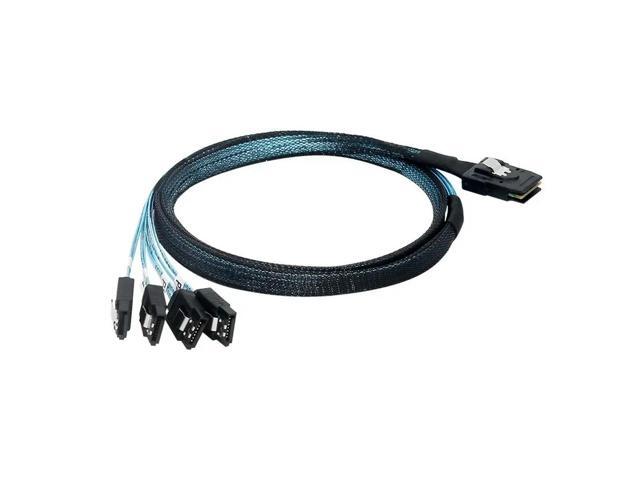 FOR 1 Point 4 Mini SAS Cable SFF8087-4SATA3 One to Four Hard Drive Data Cable 6G