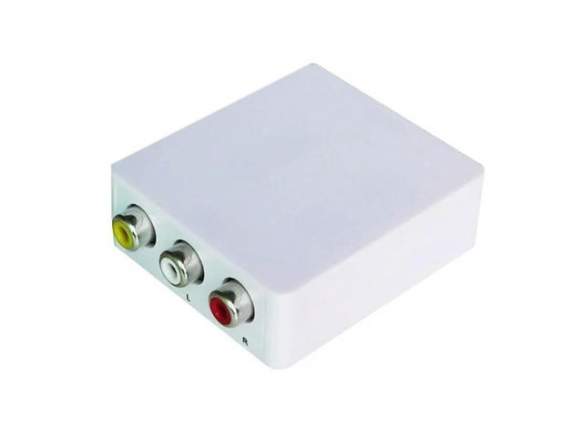 FOR RCA AV to HDMI Converter Adapter Mini Composite CVBS to HDMI AV2HDMI Converter in 1080P