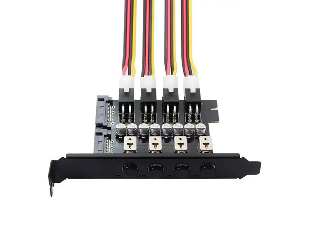 FOR 4-Port HDD SSD Power Switch Controller for PC, Hard Disk Management System w