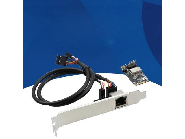FOR M.2 B-Key M-key to RJ45 Ethernet Network Adapter Card with RTL8111H 10/100/100Mbps lan to ngff