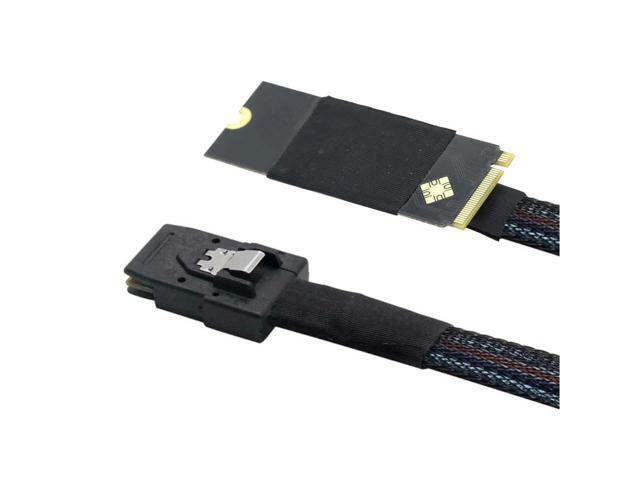 FOR M.2(M-Key NVMe 2260) to MINI SAS SFF-8087 Plug and Play Server High Speed Cable