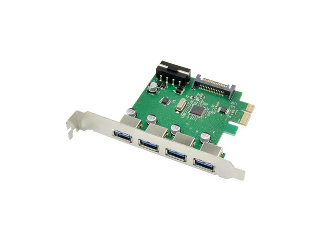 FOR PCI-E To 4 Ports USB 3.0 Converter card 4 Ports USB3.0 adapter Card VL805 Ch