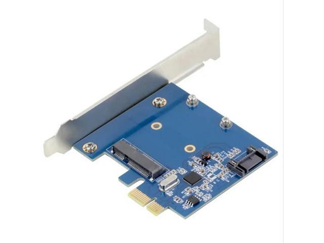 FOR PCI-E PCIe to mSATA SSD + SATA 3.0 Combo Extender Adapter PCI-E to SATAIII Card sata3.0