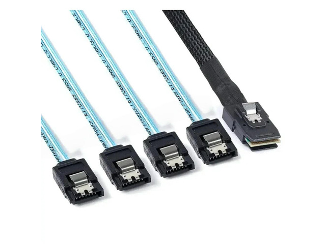 FOR MINI SAS SFF-8087 to 4-Port SATA Female HDD Cable - High-Speed Data Transfer