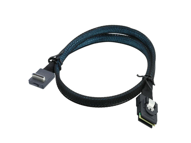 FOR PCIE SFF-8611 4i 42Pin 90 degree to MINI SAS SFF-8087 36P For SSD Data Cable