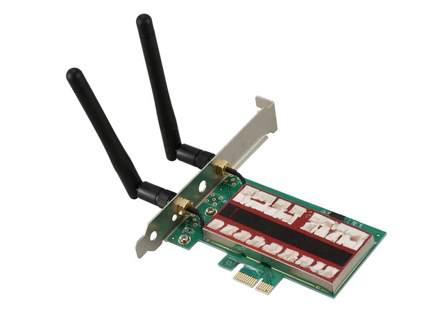 FOR 2 antenna network card 4G/5G 300Mbps PCI-E X1 WiFi Wireless Card Adapter Chi