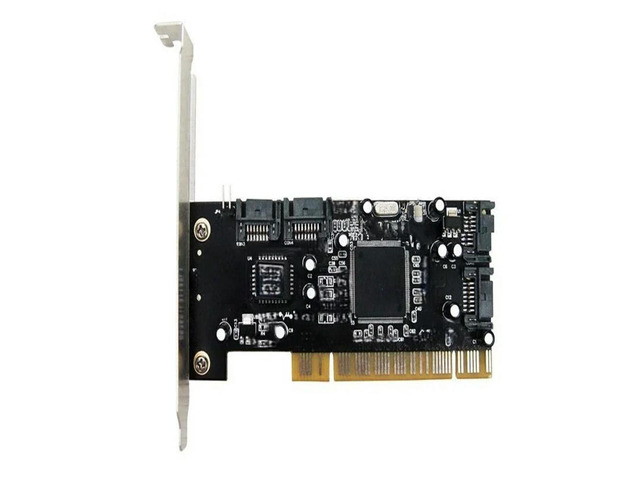 FOR Chip SIL3114 PCI to 4 SATA Interfaces Expansion Card Support 3TB Win8