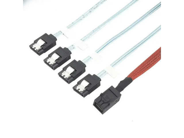 FOR MINI SAS HD SFF-8643 to 4 Ports SATA Server High Speed Connection Cable