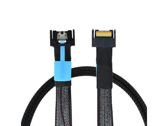 FOR Gen5.0 MCIO 4I (SFF-TA-1016) 38Pin to MCIO 4I (SFF-TA-1016) Cable, High-Speed Data Transfer, for Servers & Storage Systems