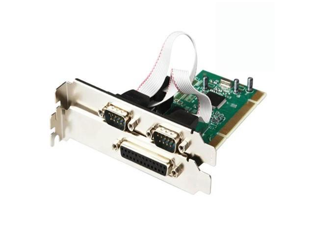 FOR Combo 2 DB-9 Serial (RS-232) + 1 DB-25 Parallel Printer (LPT1) Ports PCI Controller Card 9865 chip Industrial Multiport Serial
