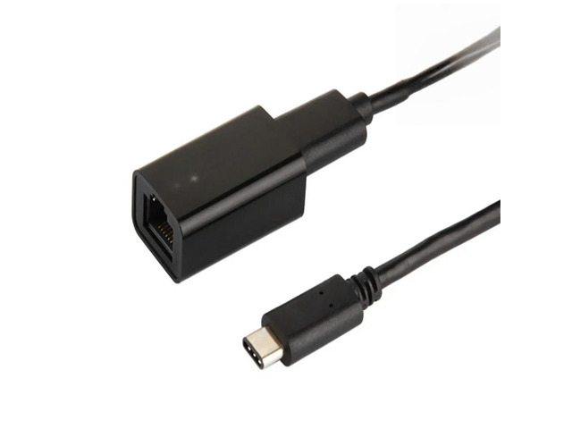 FOR 1PC USB 3.1 Type C Reversible (USB-C) to RJ45 100/1000Mbps Ethernet LAN Netw