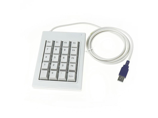 FOR 20 Keys PS/2 USB ESC Key Wired Mechanical Password Finance Number Numberic Keypad Keyboard F1 F2 F3 F4 F5 F6 CLEAR KEY