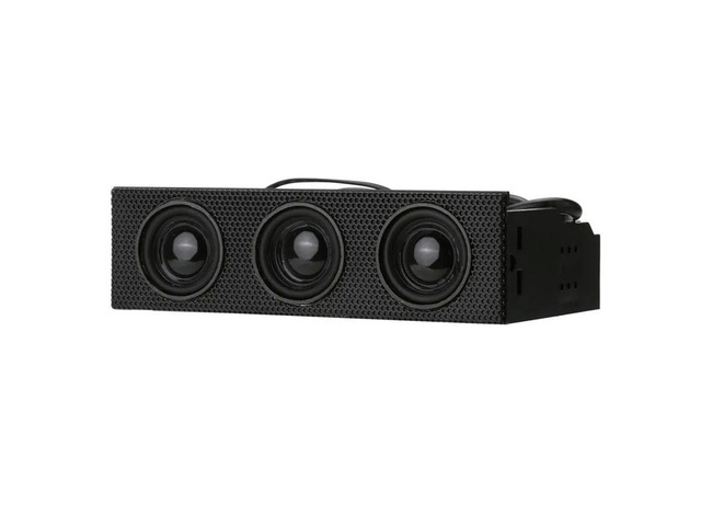FOR 9005 5.25' Stereo Surround Speaker PC Front Panel Computer Case Built-in Mic