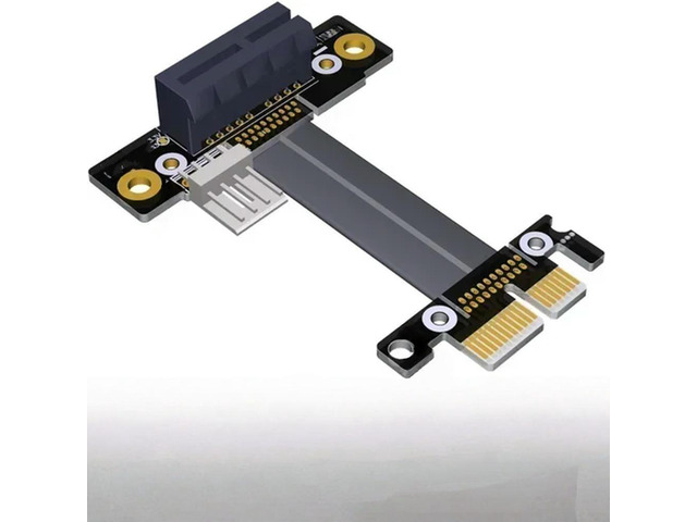 FOR PCI-E PCI Express 1X To 1X Slot Riser Card Converter Extender Ribbon Adapter