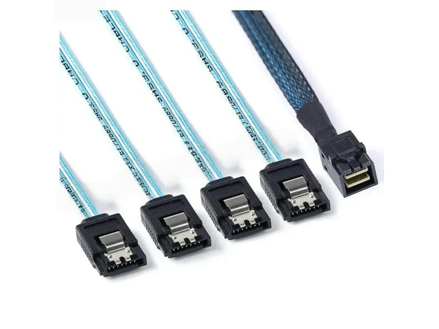 FOR MINI SAS SFF-8643 to 4 Ports SATA 7P female server high-speed connection Cab
