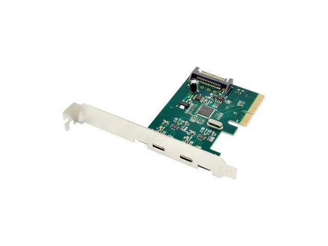FOR 2 ports USB 3.1 Type-C PCI express Card pci-e 4x to usb3.1 SuperSpeed 10Gbps Type C adapter with PCIe low profile bracket