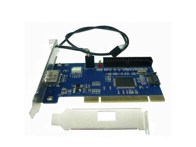 FOR eSATA+USB Combo port PCI card internal SATA+IDE hybrid card 40pin pci to power esata