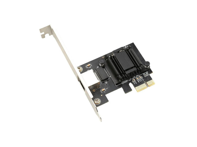 FOR PCIe3.1 1X 5G Lan Card Single Port 5Gbps PCIe Network Card Provides Multi-network Speeds Ethernet Supports PXE & WOL