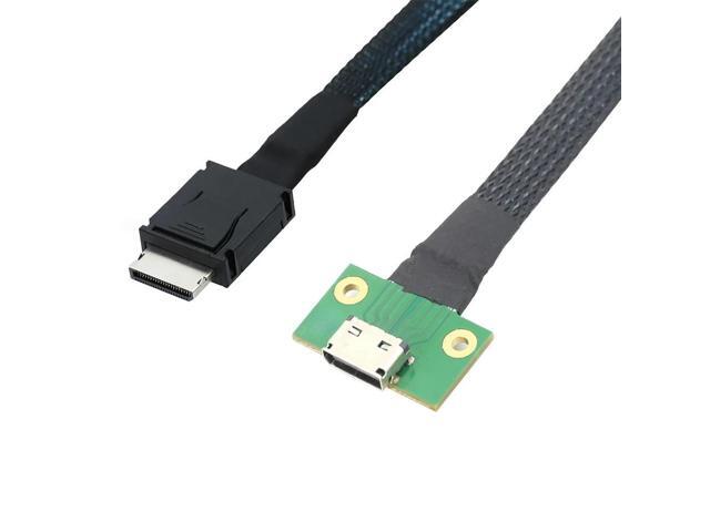 FOR PCIe PCI-Express SFF-8611 4i 42Pin male to SFF-8612 4I female SSD Data Cable