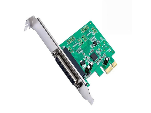 FOR PCIE Printer DB25 Parallel Port LPT to PCI-E PCI Express Card Adapter Conver