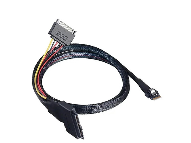 FOR Slim SAS SFF8654 4i to SFF8639 Nvme Interface U2 Hard Drive High-Speed Cable