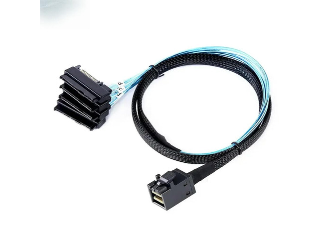 FOR MINI SAS HD SFF-8643 to 4 Ports SAS SFF-8482 server high-speed connection ca