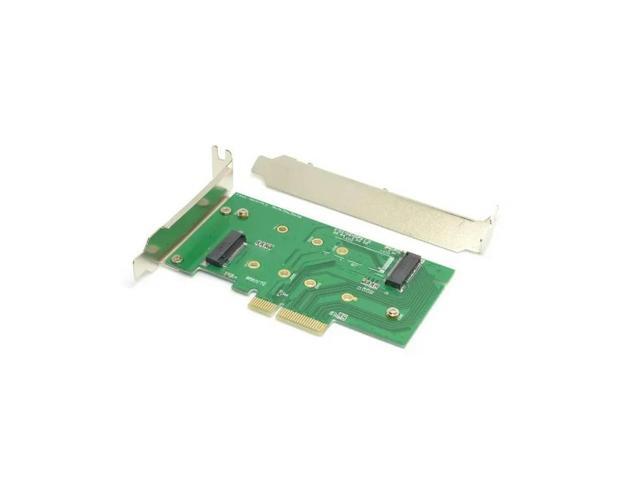 FOR M.2 NGFF PCIe 4 LANE SSD to PCIE 3.0 x4 & NGFF to SATA Adapter for xp941 IT M6E With Low Profile Bracket