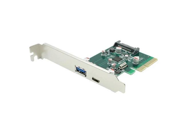 FOR Desktop PC PCI Express Pcie x4 to USB3.1 Type-A+Type-C Host Controller Card pcie 4x to usb 3.1 Type-A adapter SuperSpeed 10Gbps