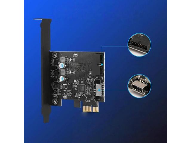 FOR High Speed PCIE TO built-in USB3.0 19PIN+TYPE-E Interface Adapter 5Gbps Card