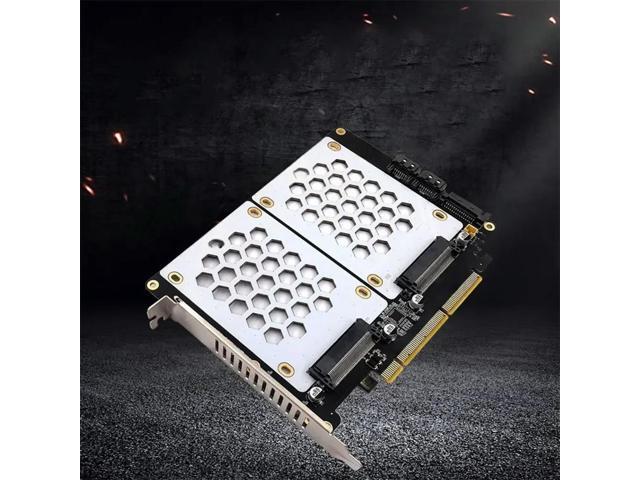 FOR U.2 Dual Drive Adapter Card 2.5 Inch SATA Hard Drive To PCIE4.0 Split Card U2 To PCI E Adapter Card U.2 PCIe Adapter