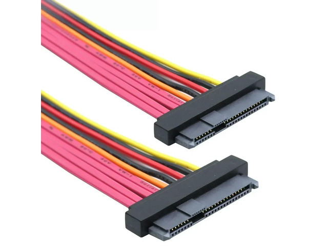 FOR Reliable SAS SFF-8482 29P Female to SFF-8482 Female PC Hardware Cable for Server Hard Drive Conversion