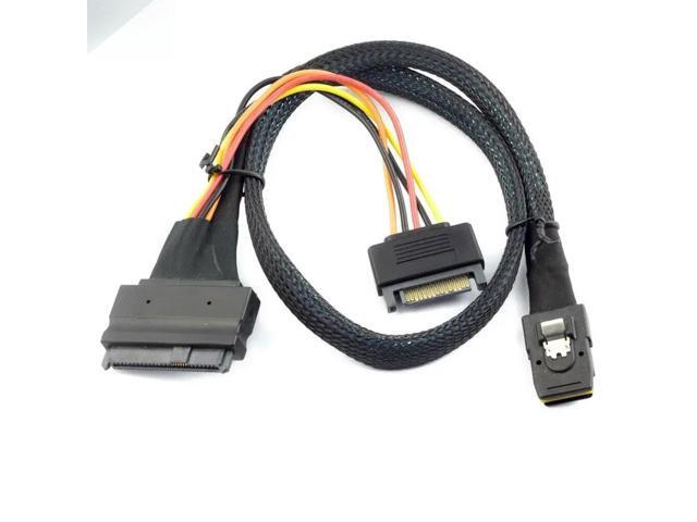 FOR MINI SAS SFF-8087 to SFF-8639 female server connection cable