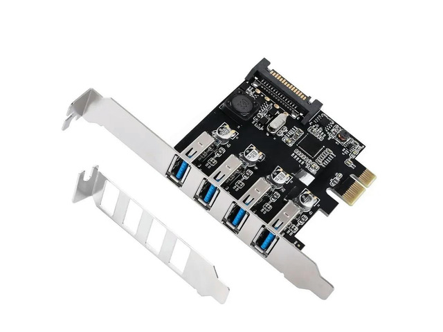 FOR 4 Ports USB 3.0 to PCI Express Expansion Card USB 3.0 PCI-e Controller Hub f