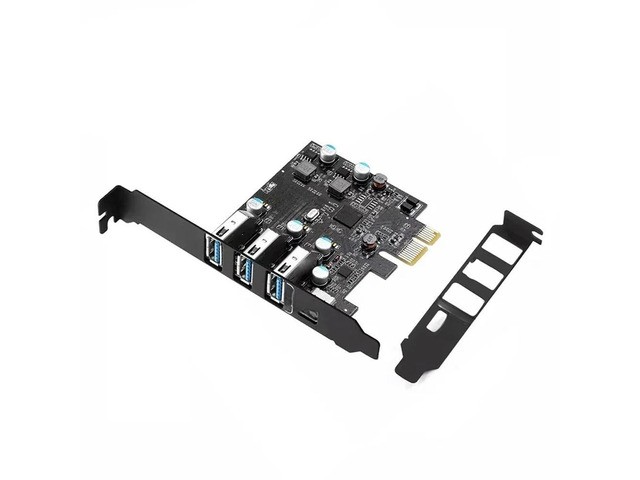 FOR PCIE to 3 ports USB3.0 converter 1 port USB3.1 Type-c PCI Express Expansion 