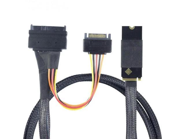 FOR M. 2 SFF-8643 to U.2 SAS SFF-8639 with SATA 15P server connection cable