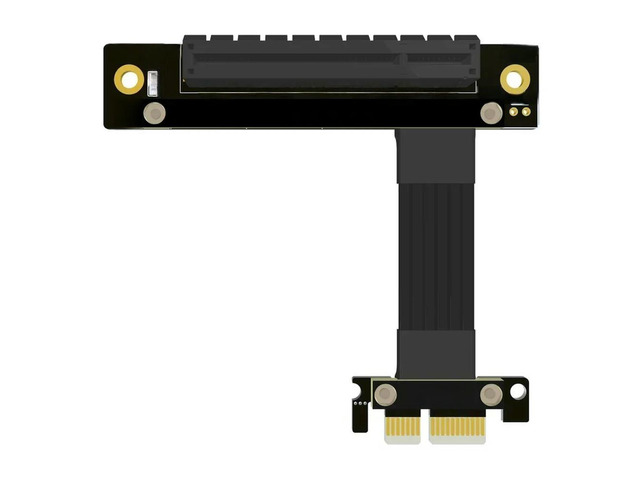 FOR PCIE 4.0 X1 To X8 Extension Cable Transfer Right Angle Straight Network Card Video Capture Card Adapter Expansion PCIE4.0 1x 8x