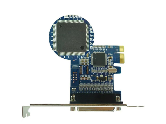 FOR Parallel Port DB25 25Pin Printer to PCI-E Express Card Converter Adapter