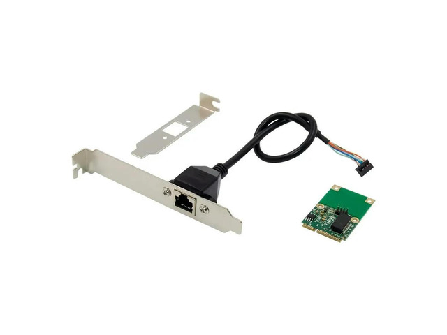 FOR mini PCIe LAN server network card I210AT GbE Ethernet RJ45 adapter card 1000m mini pci-e converter dual port gibabit