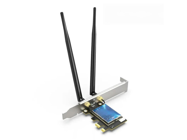 FOR PCIE Network 2 antenna Wireless Dual Band 3000Mbps AX200 5.0 PCI-E Wi-Fi Car