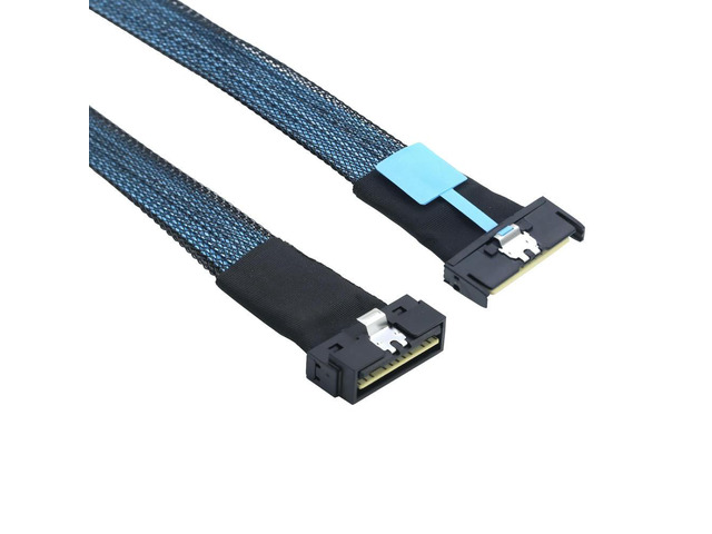 FOR PCIe 5.0 MCIO 8I (SFF-TA-1016) 74Pin to Low Profile LP SlimSAS SFF-8654 8i Adapter Cable - 24Gbps High-Speed Extension for Serve