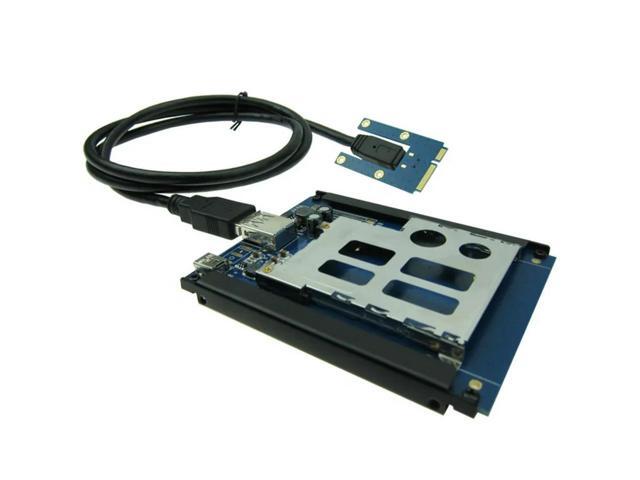 FOR Half Full Size Mini PCIe USB 2.0 To ExpressCard 54 34 slot Adapter PCI express mini Card to Express Card Converter Reader